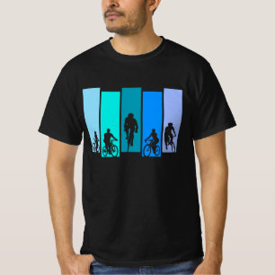 Cycling Silhouette Sports T-Shirt