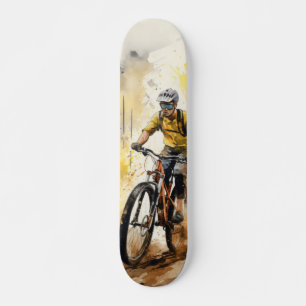 Cycling Skate With Mountain Bike Skateboard