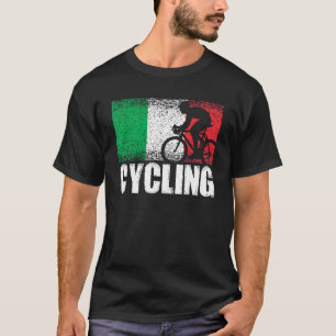 Cycling Sport Italy Flag Italian Bicycle Racing Cy T-Shirt
