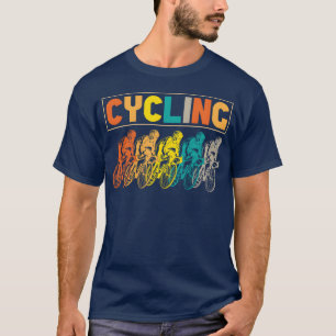 Cycling Sports Lover Retro Cyclist girl T-Shirt