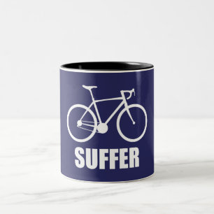 Cycling Suffer Two-Tone Coffee Mug