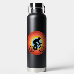 CYCLING SUNSET VINTAGE WATER BOTTLE