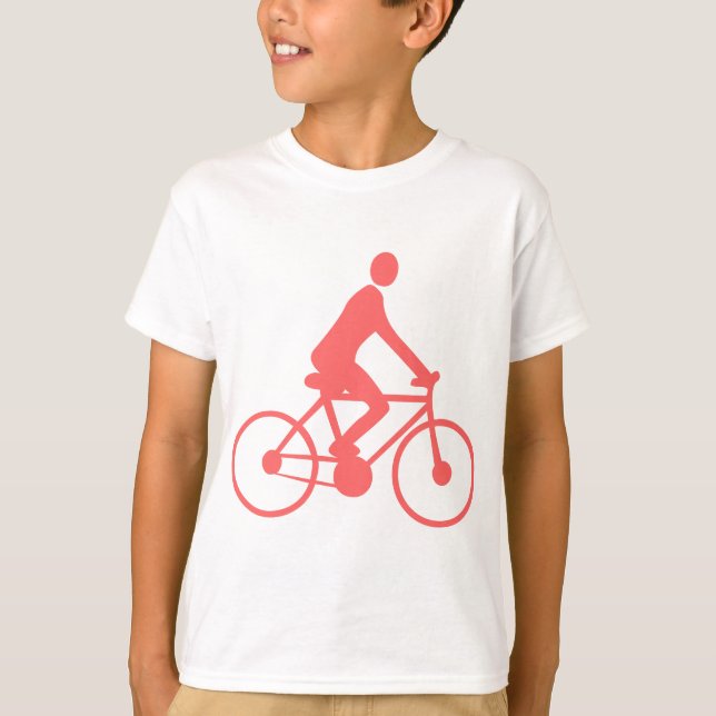 Cycling - Tropical Pink T-Shirt (Front)