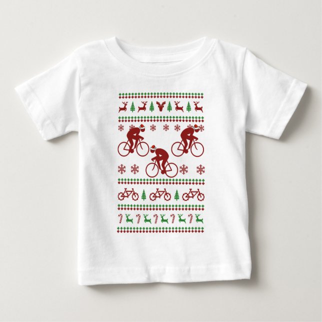 Cycling Ugly Christmas Sweater (Front)