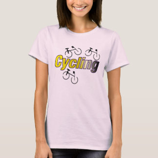 Cycling with Bicycle T-Shirt