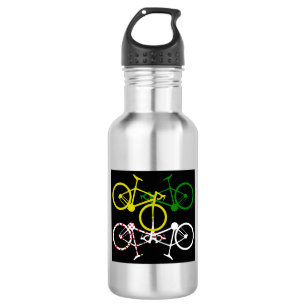 Cycling Yellow Green White Polka-Dot Jerseys 532 Ml Water Bottle