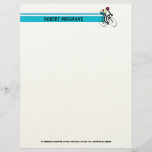 Cyclist #1 custom letterhead
