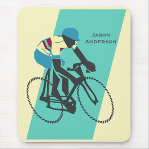 Cyclist #3 mouse pad