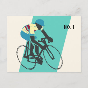 Cyclist #3 postcard