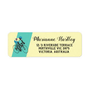 Cyclist #3 return address label