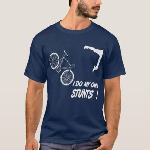 Cyclist bike, bicycle crash accident humor funny b T-Shirt