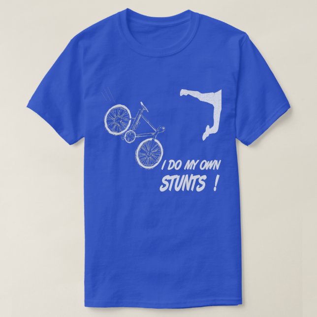 Cyclist bike bicycle crash accident humour funny b T-Shirt (Design Front)