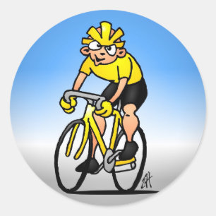 Cyclist - Cycling Classic Round Sticker