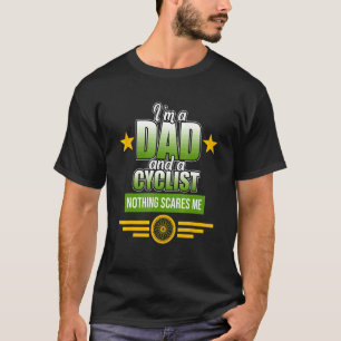Cyclist Dad Biking Bicycle Cycling Cycle Riding Gr T-Shirt