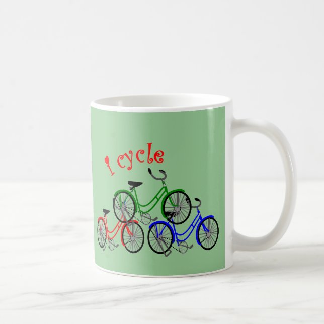 Cyclist Gifts (Bicycling) design Coffee Mug (Right)