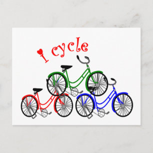 Cyclist Gifts (Bicycling) design Postcard