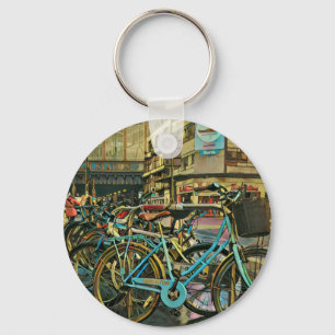 Cyclist gifts for dad key ring