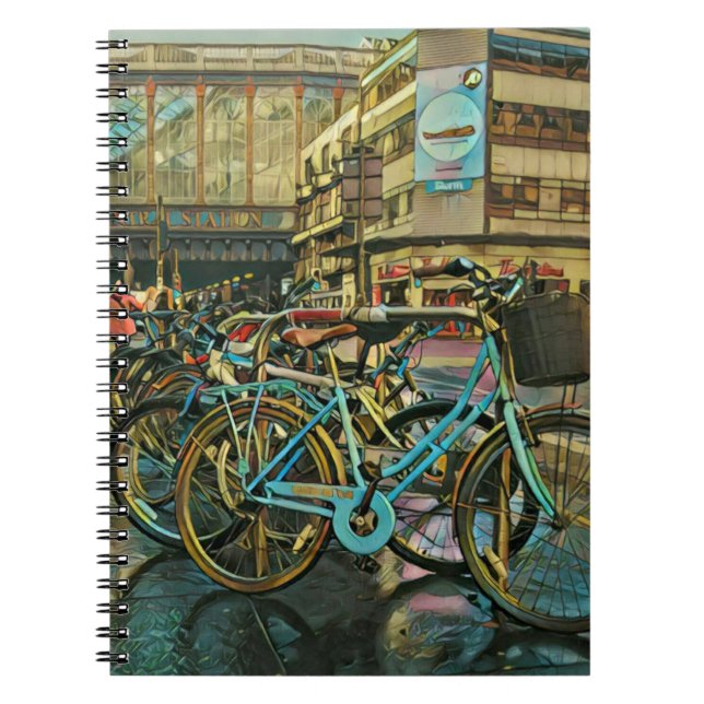 Cyclist gifts for dad notebook (Front)