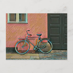Cyclist gifts for her postcard