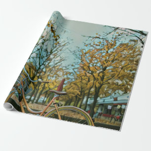 Cyclist gifts for him wrapping paper