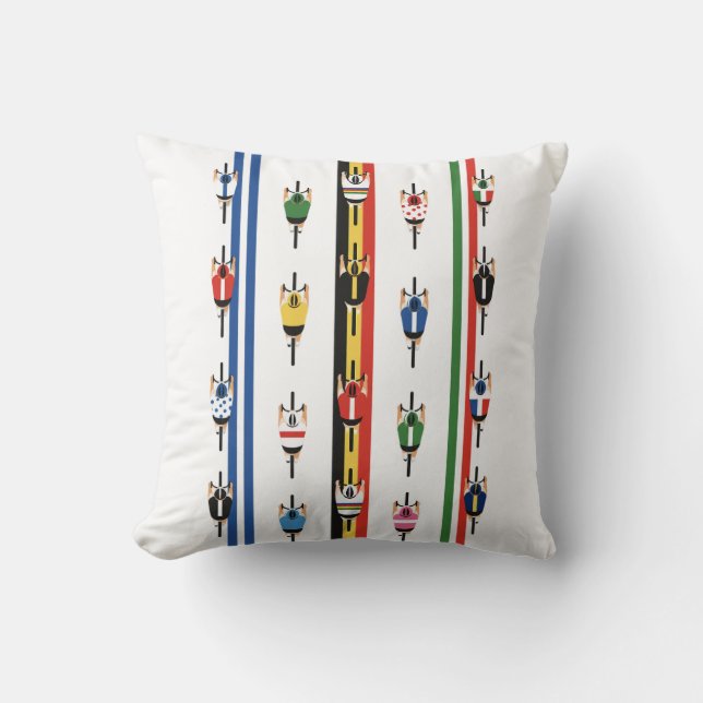 Cyclist Group Cushion (Front)