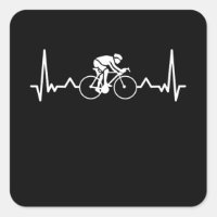 Cyclist Heartbeat Funny Cycling Gift