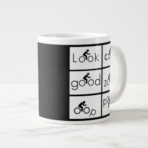 Cyclist Humour Large Coffee Mug