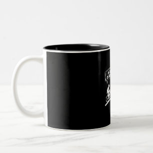 Cyclist I Love Bikes Two-Tone Coffee Mug