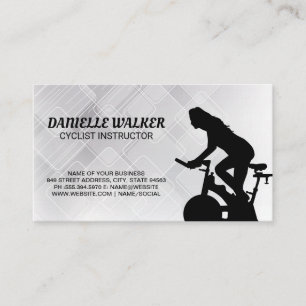 Cyclist Instructor Business Card