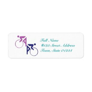 Cyclist Mailing Labels