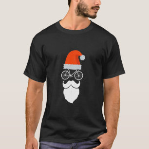 Cyclist Santa Cycling Enthusiast Bicycle Lovers Gi T-Shirt