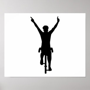 Cyclist winner poster