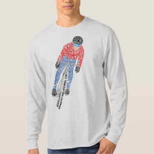 Cyclist Word Art Bicycle Bike T-Shirt