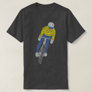 Cyclist Word Art Bicycle Bike T-Shirt