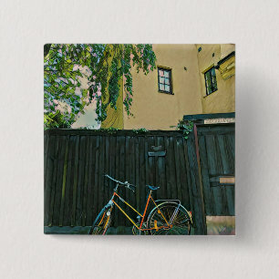 Cyclists gifts ideas 15 cm square badge