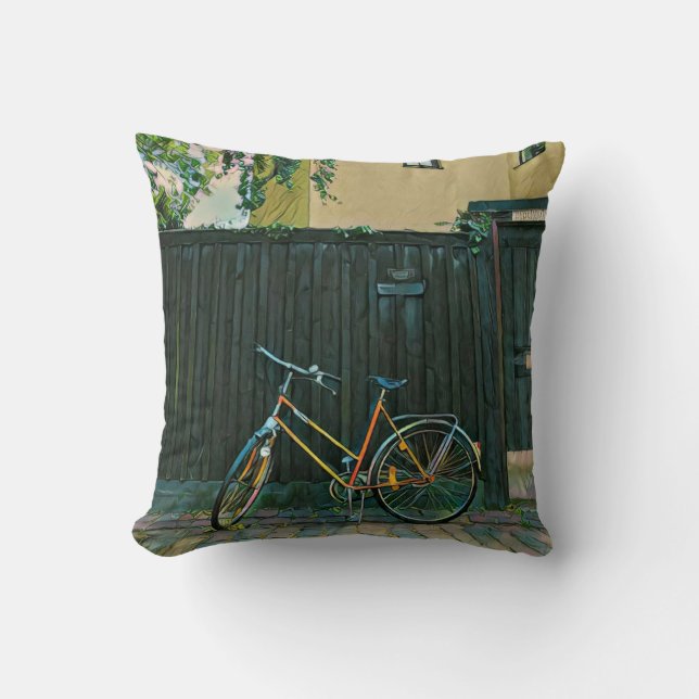 Cyclists gifts ideas cushion (Front)