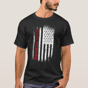 Cyclocross American Flag T-Shirt