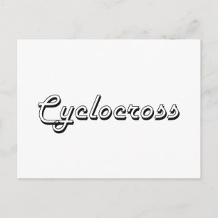 Cyclocross Classic Retro Design Postcard