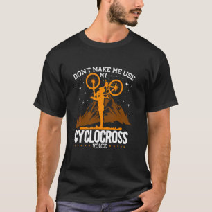 Cyclocross Voice, BMX Biking & Biker, Gravel Bike T-Shirt