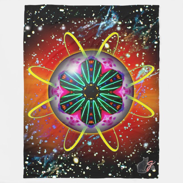 Cyclon Orbz Fleece Blanket (Front)