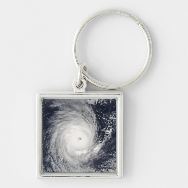 Cyclone Adeline-Juliet moving west Key Ring (Front)