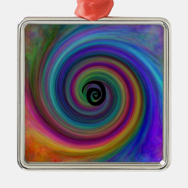 Cyclone Metal Ornament (Front)