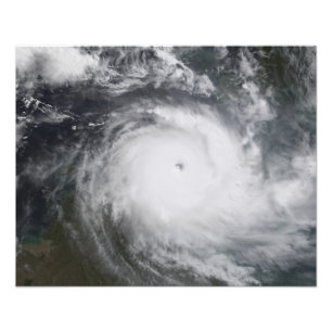 Cyclone Monica in the south Pacific Ocean Photo Print