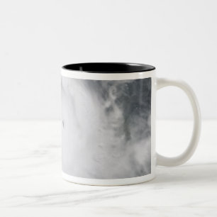 Cyclone Monica in the south Pacific Ocean Two-Tone Coffee Mug