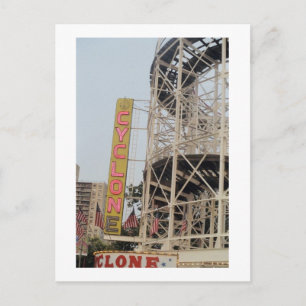 Cyclone Sign (Coney Is., NY) postcard