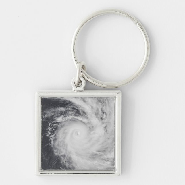 Cyclone Zoe in the South Pacific Ocean Key Ring (Front)