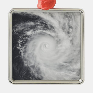 Cyclone Zoe in the South Pacific Ocean Metal Ornament