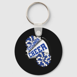 Cyclones Cheer Ck To School Cheerleading Spirit B Key Ring
