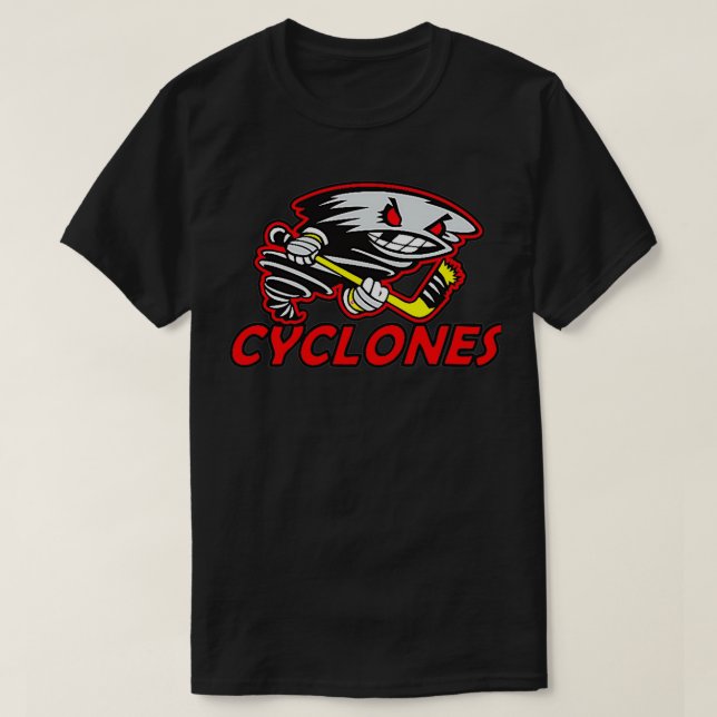 Cyclones Hockey Logo T-Shirt (Design Front)
