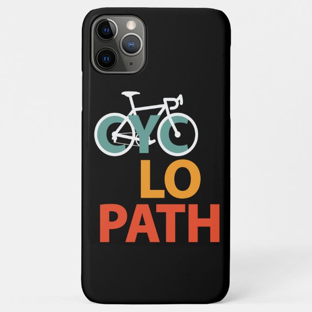 Cyclopath Bicycle Funny Cycling Case-Mate iPhone Case (Back)